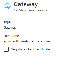 Enable Client Certificate