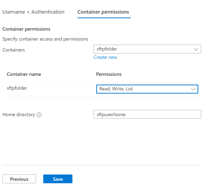 SFTP User Permission